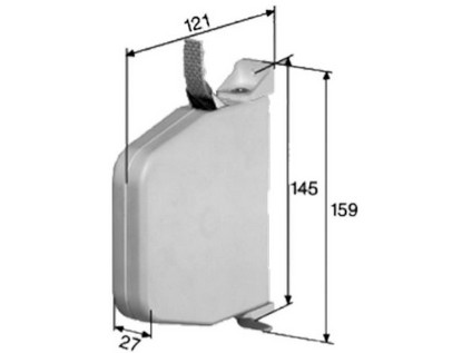 Navíjecí krabička s navíječem pásku rolety